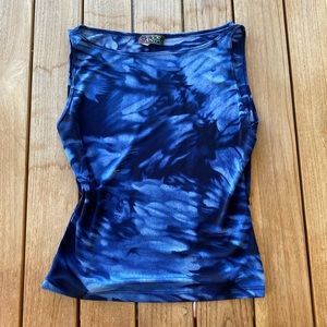 Y2k blue Eye Candy tank